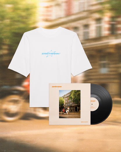 Klassische schwarze Vinyl + Shirt - "dafür bin ich frei" EP Bundle